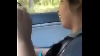 Girl sucks dick in car