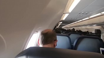 Public Airplane Blowjob