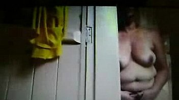 I spied my mom fingering in shower. Must see
