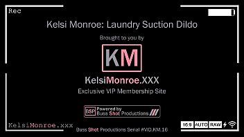 KM.16 Kelsi Laundry Suction Dildo KelsiMonroe.XXX Preview