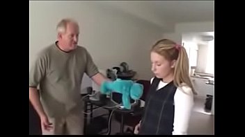 Daughter gets punished by Daddy-teenrough.com