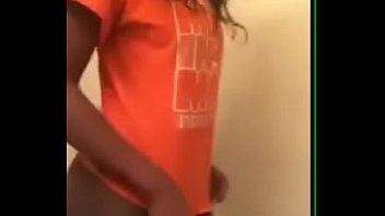 Horny Ebony Teen Girl Teasing & Twerking On Webcam