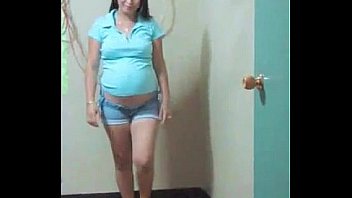 Aileen Walking to see her belly jiggle