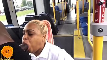 College Thot Sucking Dick On Public Bus On The Way To Her House