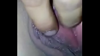 My girl at home rubbing her sweet pussy at home