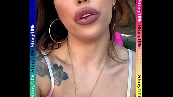 STORYTIME Latina Teen VANESSA SKY masturbates outside