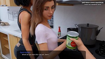 Hot horny stepmom deepthroats big cock while her husband is not far from her l Hottest highlights l Milfy City l Part #27