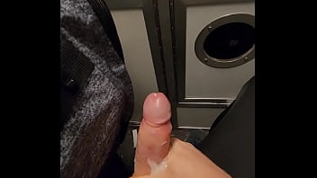 Horny on the train (compilation with cum)