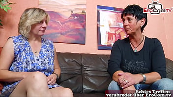 German neighboor Moms make real Housewife threesome FFM