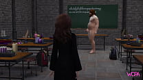 [TRAILER] Big fat teacher fucking cute skinny little female student