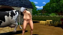 SIMS 4: A step mother, step grandmother and step daughter all get a taste of the country