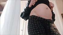 large pussy and bloated belly: im PREGNANT