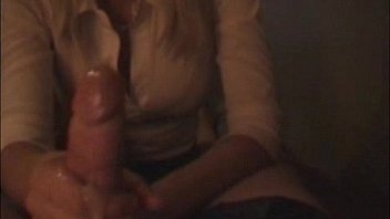 blond handjob